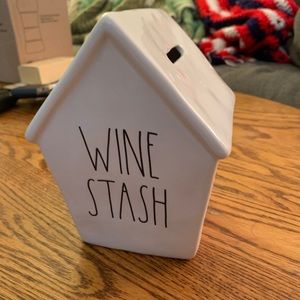 Rae Dunn WINE STASH bank